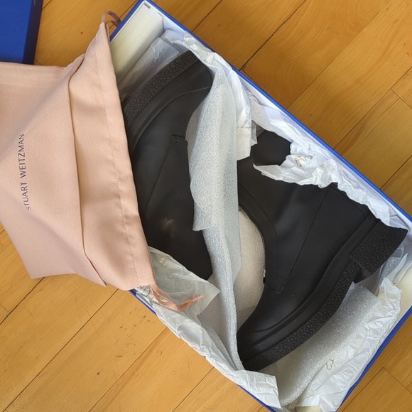 STUART WEITZMAN Charli Zip Sport Leather Boots size 9 - Picture 5 of 10